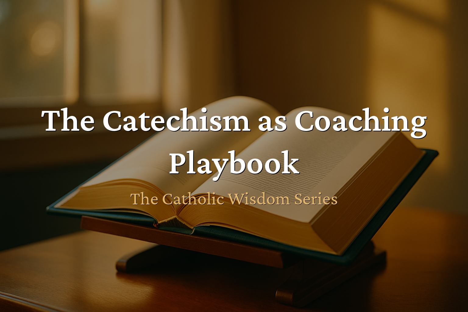 The Catholic Wisdom — Why the Catechism Is Our Coaching Playbook
