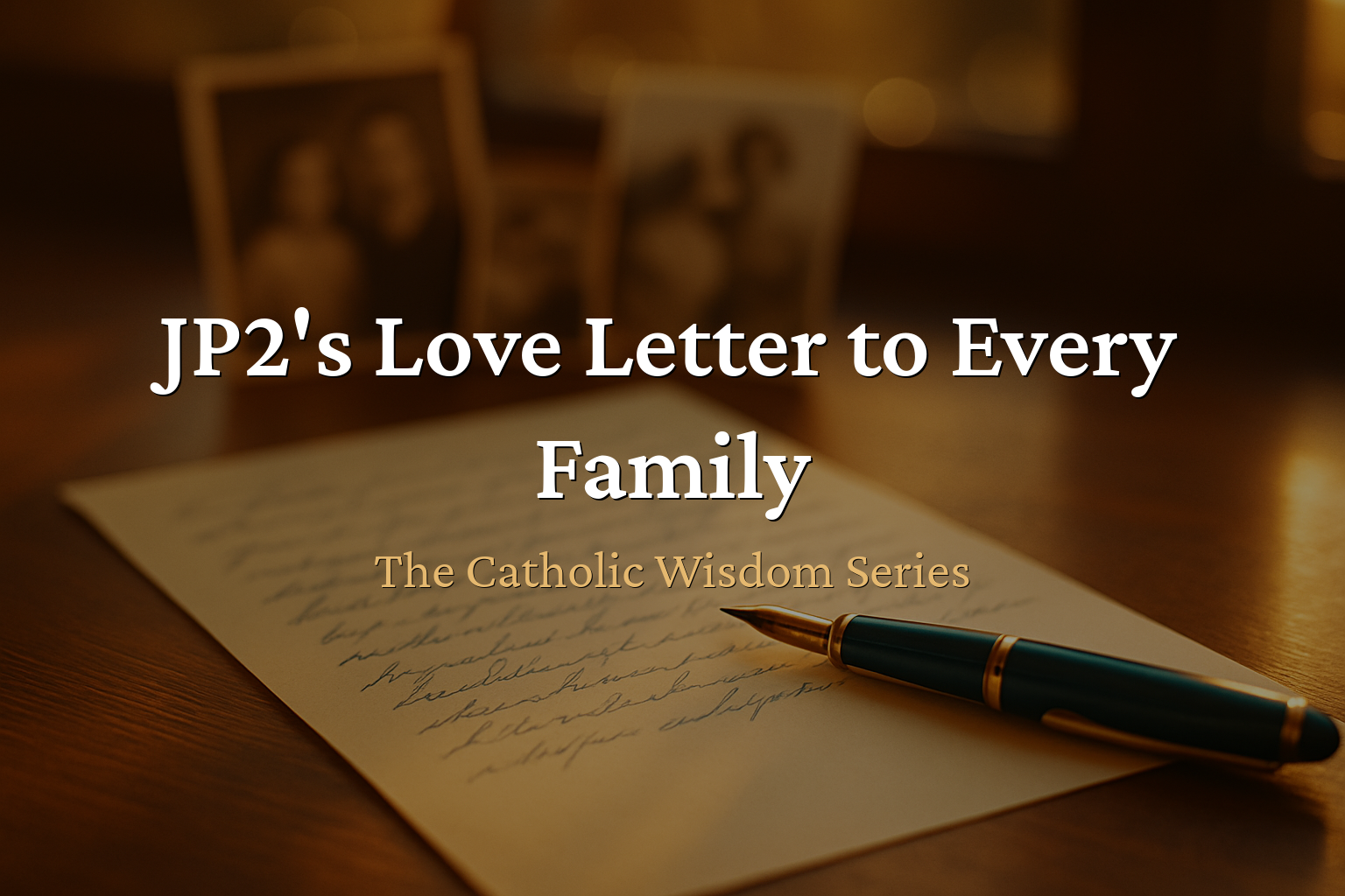 The Catholic Wisdom — JP2's Love Letter to Every Family