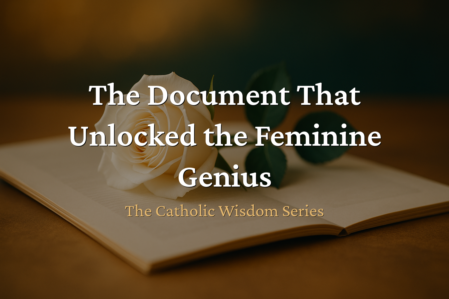 The Catholic Wisdom — The Document That Unlocked the Feminine Genius