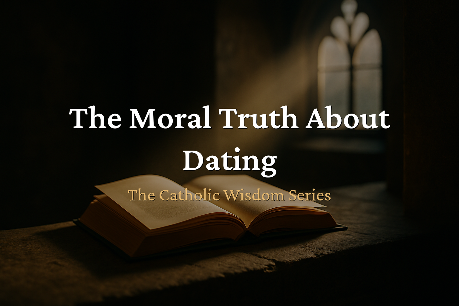 The Catholic Wisdom — The Moral Truth Nobody Wants to Hear